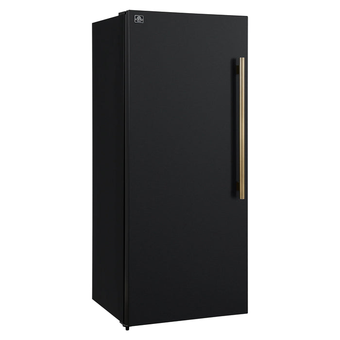 Forno Maderno 28" Right/Left Swing Convertible Freestanding Refrigerator/Freezer - Stainless Steel, Black, White (FFFFD1722-28RS / FFFFD1722-28LS)