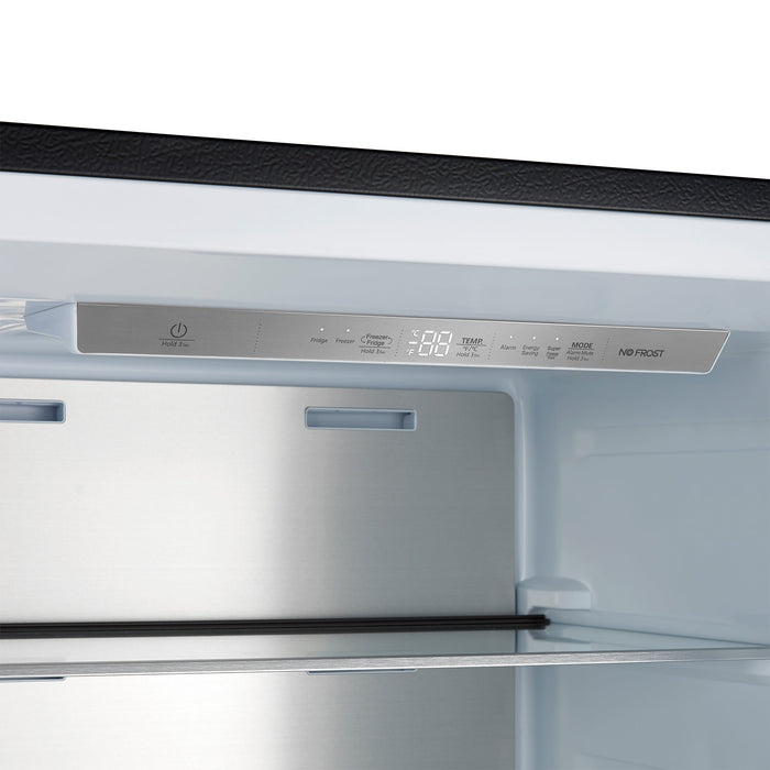 Forno Maderno 60" 27.2 cu. ft. Convertible Refrigerator and Freezer with Grill Trim Kit in Stainless Steel, Black or White with Antique Brass Handles (FFFFD1722-60SG)