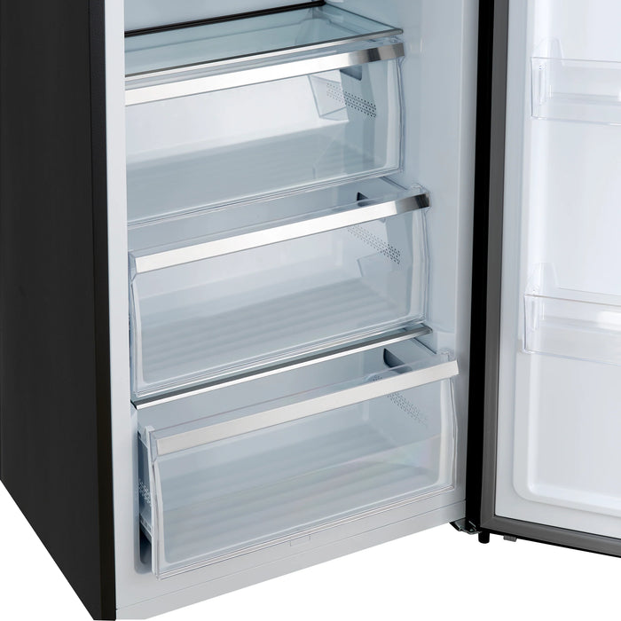 Forno Maderno 28" Right/Left Swing Convertible Freestanding Refrigerator/Freezer - Stainless Steel, Black, White (FFFFD1722-28RS / FFFFD1722-28LS)