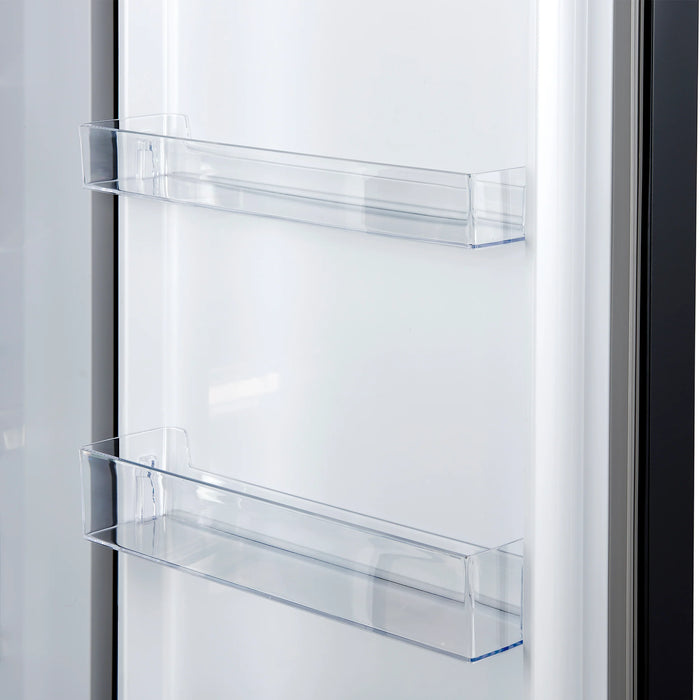 Forno Maderno 28" Right/Left Swing Convertible Freestanding Refrigerator/Freezer - Stainless Steel, Black, White (FFFFD1722-28RS / FFFFD1722-28LS)