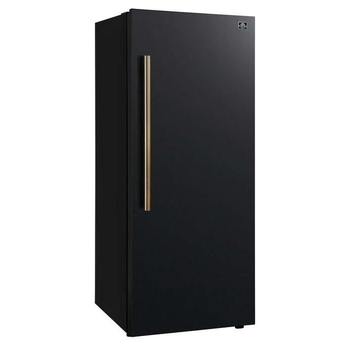 Forno Maderno 28" Right/Left Swing Convertible Freestanding Refrigerator/Freezer - Stainless Steel, Black, White (FFFFD1722-28RS / FFFFD1722-28LS)