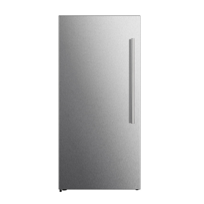Forno Maderno 28" Right/Left Swing Convertible Freestanding Refrigerator/Freezer - Stainless Steel, Black, White (FFFFD1722-28RS / FFFFD1722-28LS)