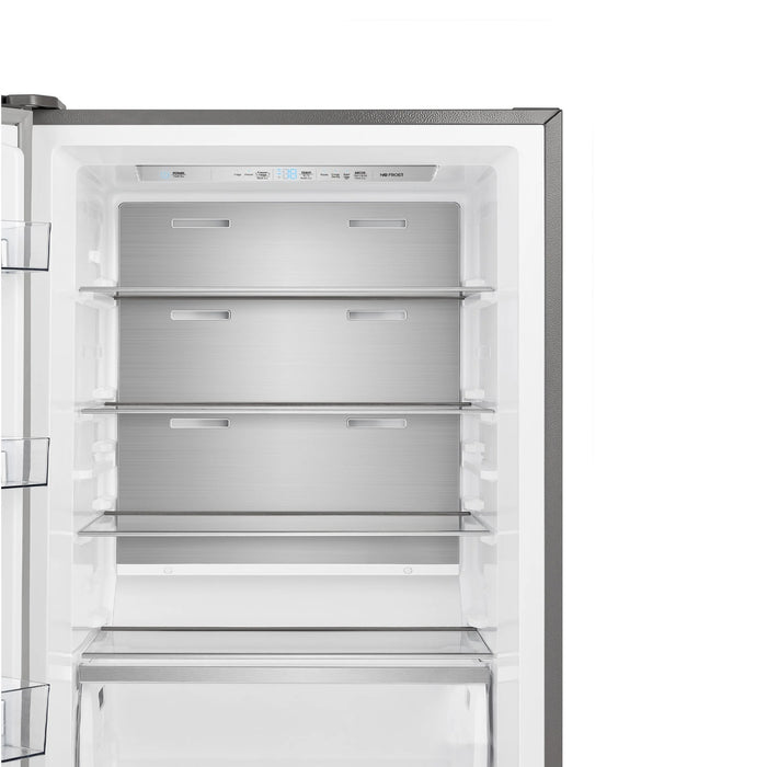 Forno Maderno 28" Right/Left Swing Convertible Freestanding Refrigerator/Freezer - Stainless Steel, Black, White (FFFFD1722-28RS / FFFFD1722-28LS)