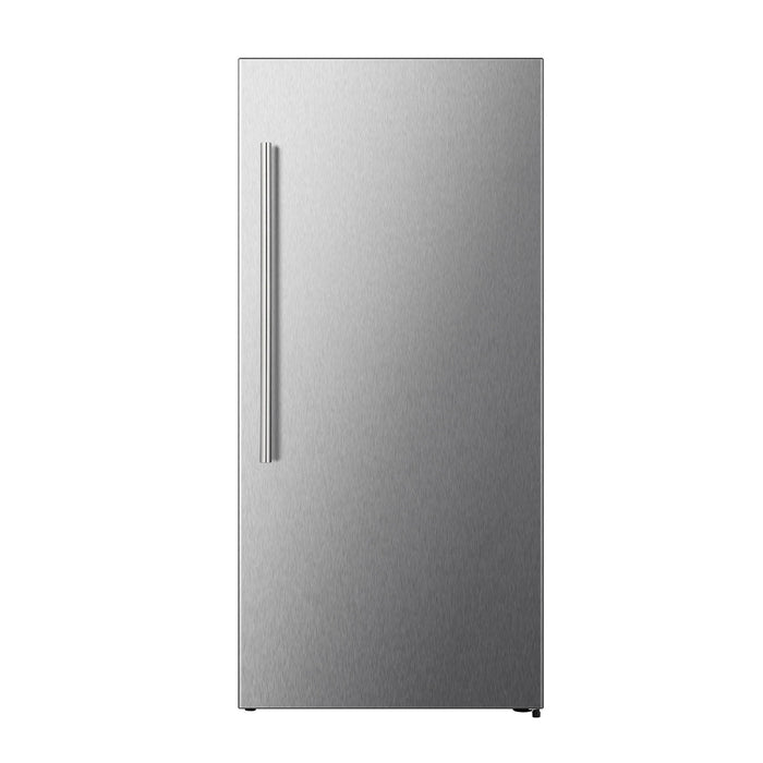 Forno Maderno 28" Right/Left Swing Convertible Freestanding Refrigerator/Freezer - Stainless Steel, Black, White (FFFFD1722-28RS / FFFFD1722-28LS)