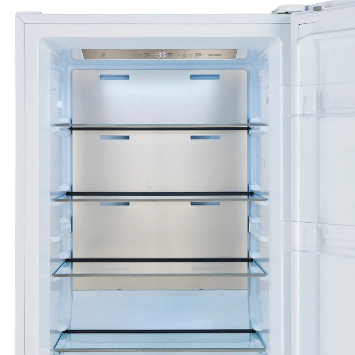Forno Maderno 60" 27.2 cu. ft. Convertible Refrigerator and Freezer with Grill Trim Kit in Stainless Steel, Black or White with Antique Brass Handles (FFFFD1722-60SG)