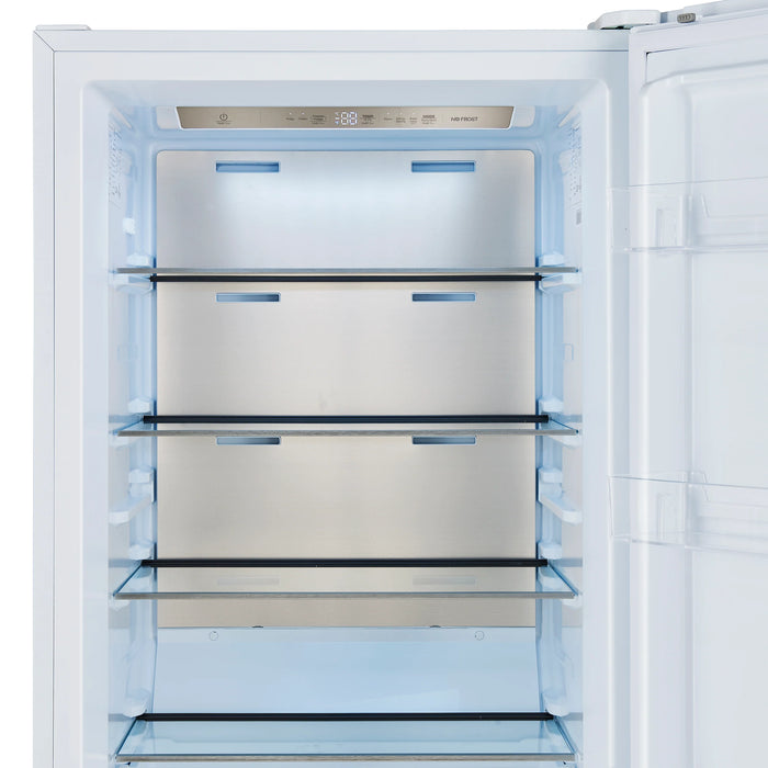 Forno Maderno 28" Right/Left Swing Convertible Freestanding Refrigerator/Freezer - Stainless Steel, Black, White (FFFFD1722-28RS / FFFFD1722-28LS)