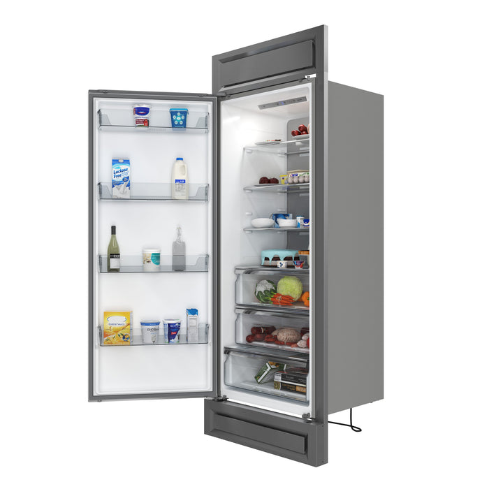 Forno Maderno 32" 13.6 cu. ft. Left Swing Convertible Refrigerator/ Freezer with Modern Trim Kit (FFFFD1722-32LS)