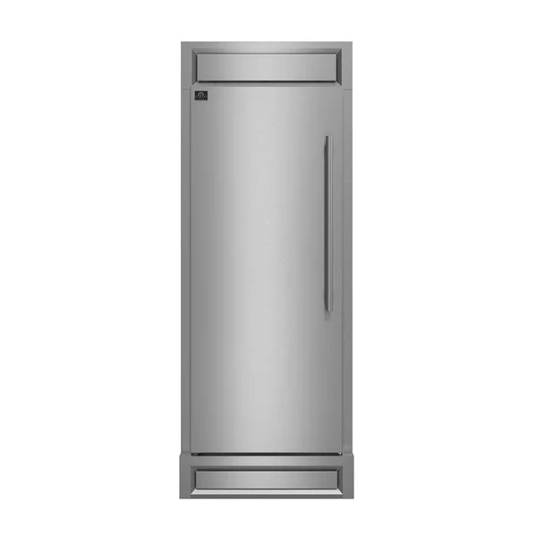Forno Maderno 28" 13.6 cu. ft. Left/Right Swing Convertible Refrigerator/ Freezer with Modern Trim Kit (FFFFD1722-32LS / FFFFD1722-32RS)