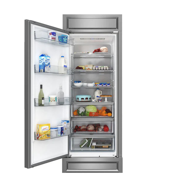 Forno Maderno 28" 13.6 cu. ft. Left/Right Swing Convertible Refrigerator/ Freezer with Modern Trim Kit (FFFFD1722-32LS / FFFFD1722-32RS)