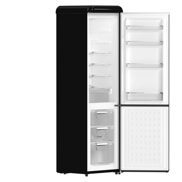 Forno Storico 22" 9 cu. ft. Retro Refrigerator in White with Copper Accents| White, Black Red (FFFFD1745-22WHT)