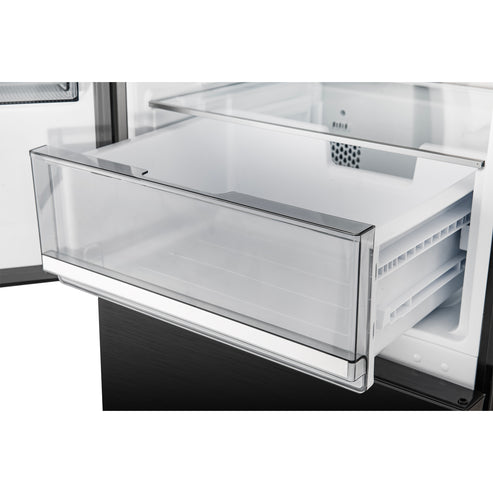 Forno Custodia 23.4" 10.3 cu. ft. Left Swing Refrigerator with Bottom Freezer and Ice Maker