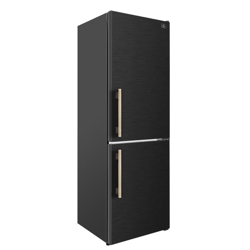 Forno Custodia 23.4" 10.3 cu. ft. Right Swing Refrigerator with Bottom Freezer