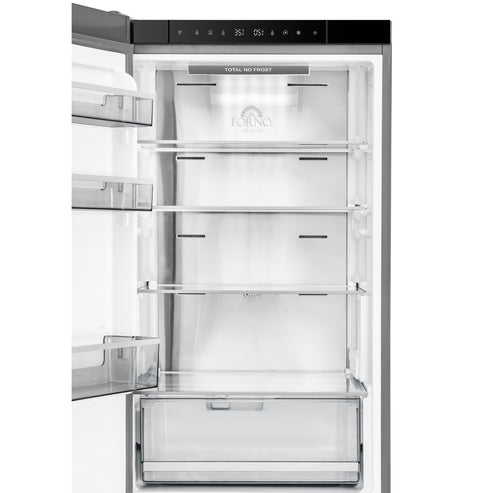 Forno Custodia 23.4" 10.3 cu. ft. Left Swing Refrigerator with Bottom Freezer and Ice Maker
