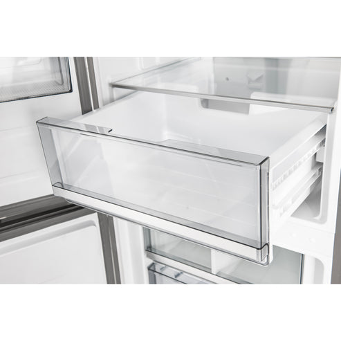 Forno Custodia 23.4" 10.3 cu. ft. Left Swing Refrigerator with Bottom Freezer and Ice Maker