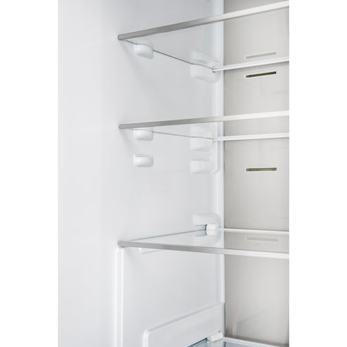 Forno Custodia 23.4" 10.3 cu. ft. Left Swing Refrigerator with Bottom Freezer and Ice Maker