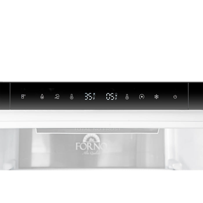 Forno Custodia 46.8" 20.6 cu. ft. Refrigerator with Bottom Freezer and Ice Maker - Stainless Steel, Black, or White (FFFFD1766-48S)