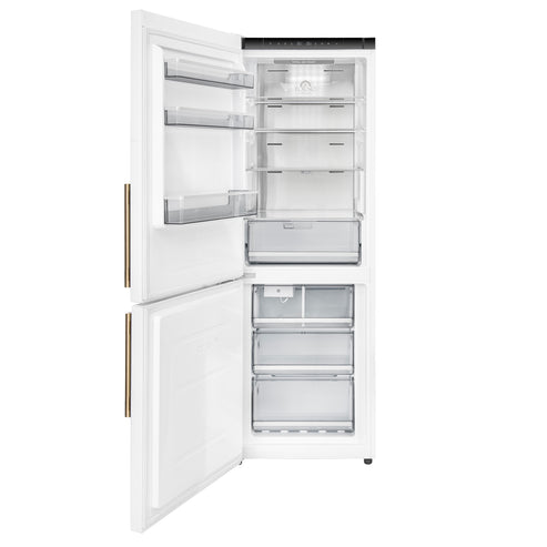 Forno Custodia 23.4" 10.3 cu. ft. Left Swing Refrigerator with Bottom Freezer and Ice Maker