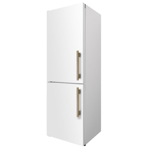 Forno Custodia 23.4" 10.3 cu. ft. Left Swing Refrigerator with Bottom Freezer and Ice Maker