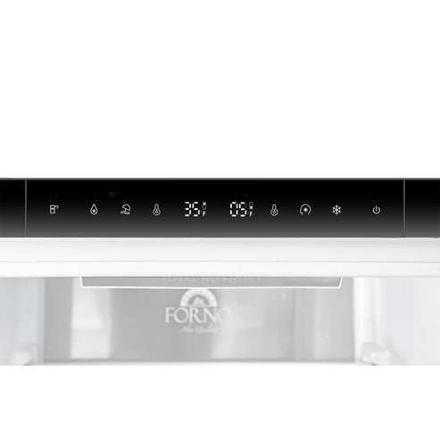 Forno Custodia 23.4" 10.3 cu. ft. Right Swing Refrigerator with Bottom Freezer