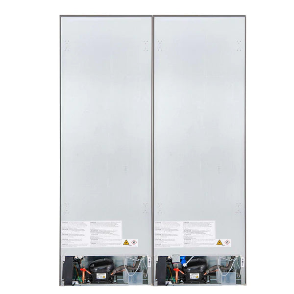 Forno Custodia 46.8" 20.6 cu. ft. Refrigerator with Bottom Freezer and Ice Maker in Stainless Steel (FFFFD1766-48S)