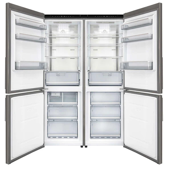 Forno Custodia 46.8" 20.6 cu. ft. Refrigerator with Bottom Freezer and Ice Maker in Stainless Steel (FFFFD1766-48S)