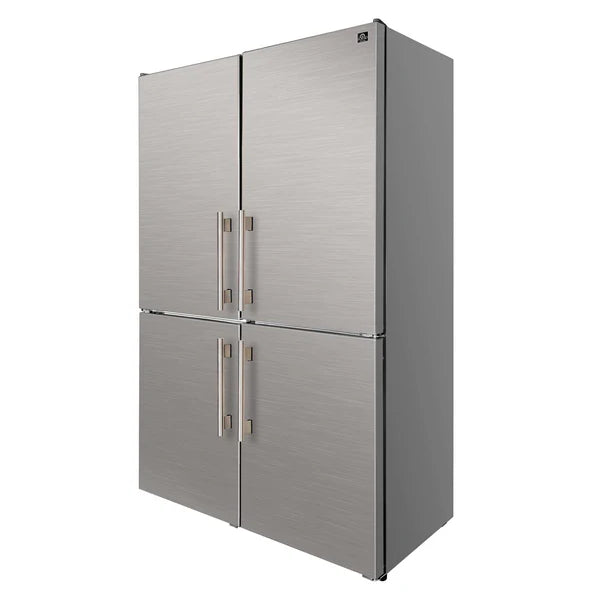Forno Custodia 46.8" 20.6 cu. ft. Refrigerator with Bottom Freezer and Ice Maker in Stainless Steel (FFFFD1766-48S)
