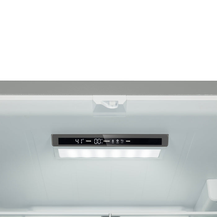 Forno Rivello 36" French Door Standard Depth Refrigerator with Water and Ice Dispenser - Stainless Steel, Black, or White (FFFFD1783-36S)