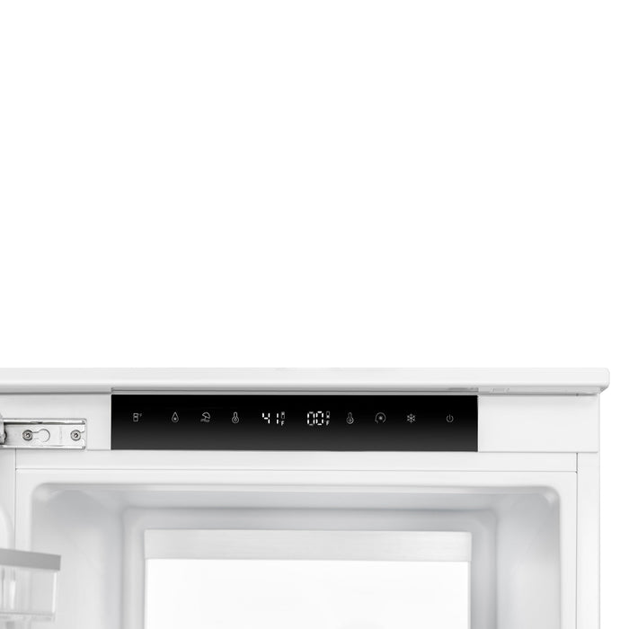 Forno Rivestito 42" 16.9 cu. ft. Counter Depth Built-In Panel-Ready Refrigerator, Double Bottom Freezer with Ice Maker (FFRBI1794-42)