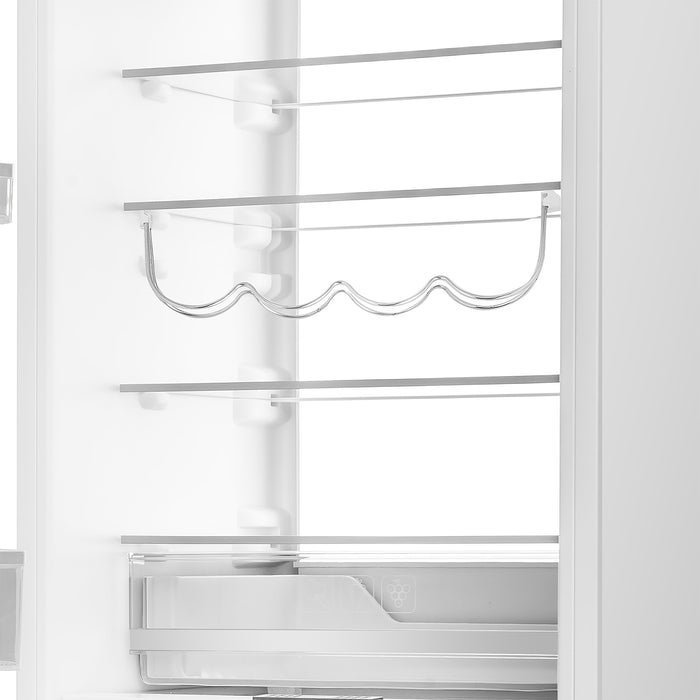 Forno Rivestito 42" 16.9 cu. ft. Counter Depth Built-In Panel-Ready Refrigerator, Double Bottom Freezer with Ice Maker (FFRBI1794-42)