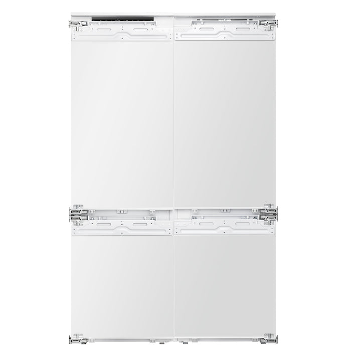 Forno Rivestito 42" 16.9 cu. ft. Counter Depth Built-In Panel-Ready Refrigerator, Double Bottom Freezer with Ice Maker (FFRBI1794-42)