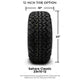 MODZ 12" Assault Chrome Wheels & Off-Road Tires Combo