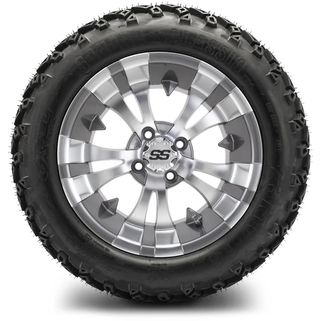 MODZ 14" Vampire Gunmetal Wheels & Off-Road Tires Combo