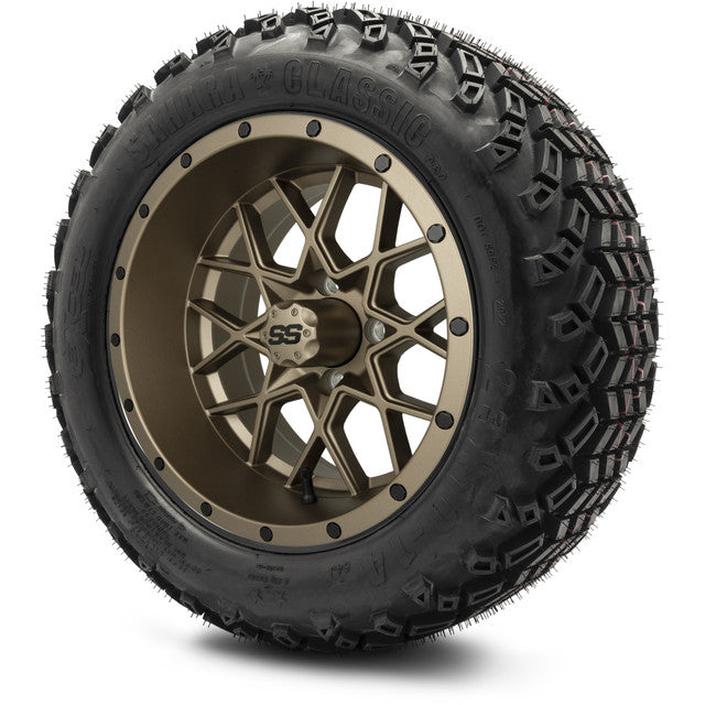 MODZ 14' Vortex Matte Bronze - Tire and Wheel Combo