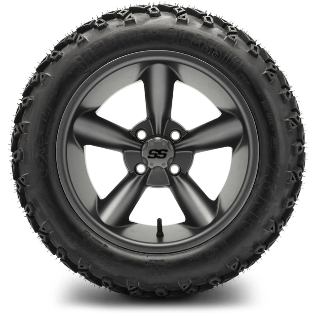MODZ 14" Godfather Gunmetal Wheels & Off-Road Tires Combo