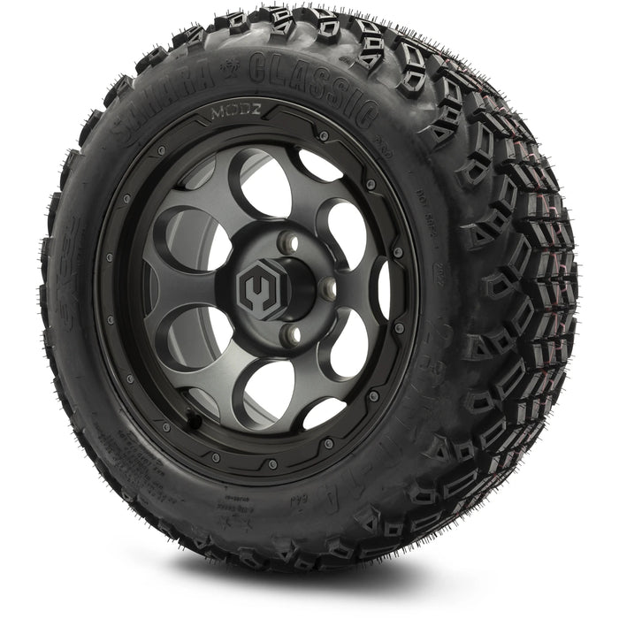 MODZ 14" Militia Gunmetal Wheels & Off-Road Tires Combo