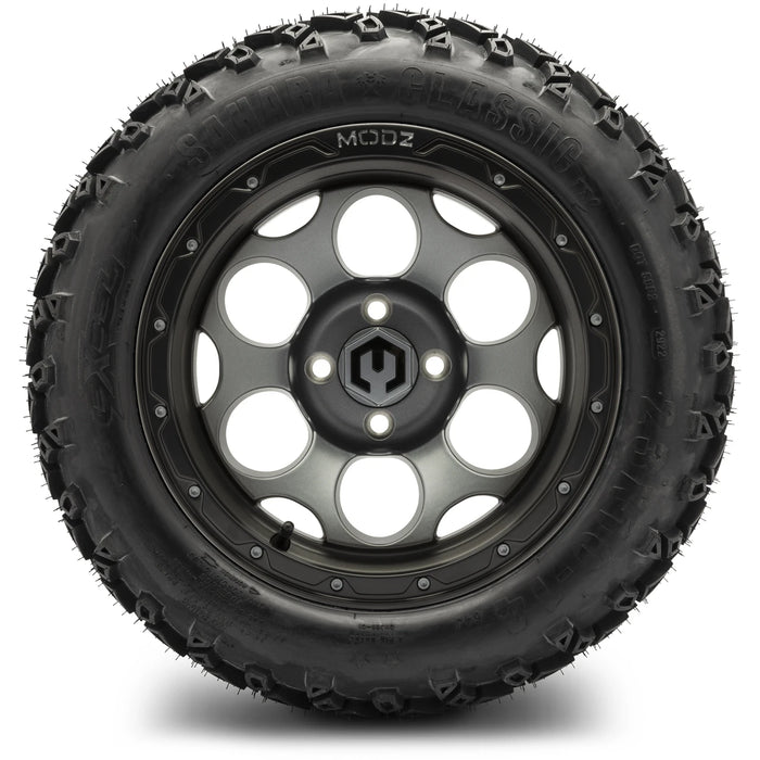 MODZ 14" Militia Gunmetal Wheels & Off-Road Tires Combo