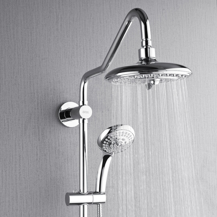 Forno AcquaSPA System with 8" 6 Function Rainfall Shower Head, 5-in-1 Handheld Shower and 3 Function Adjustable Body Jet in Polished Chrome