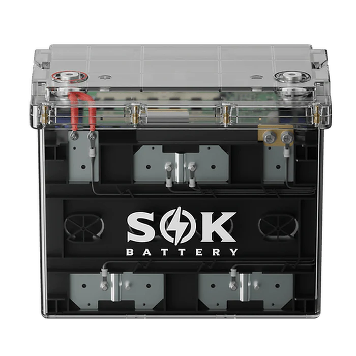 SOK 12V 100Ah LiFePO4 Battery Bluetooth, Clear Sealed Box (SK12V100PC)