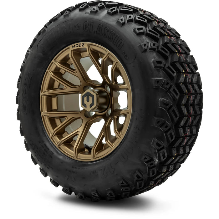 MODZ® 12" Matrix Matte Bronze Wheels & Off-Road Tires Combo