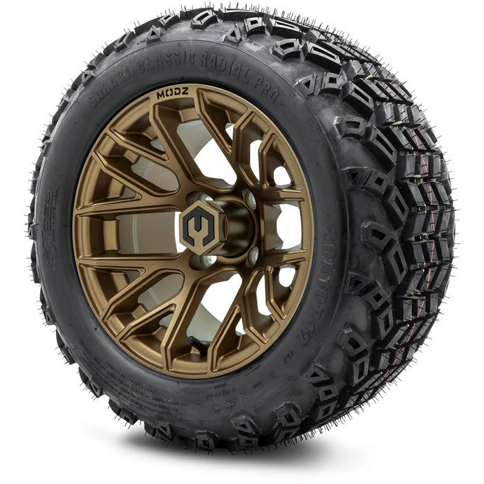 MODZ® 12" Matrix Matte Bronze Wheels & Off-Road Tires Combo