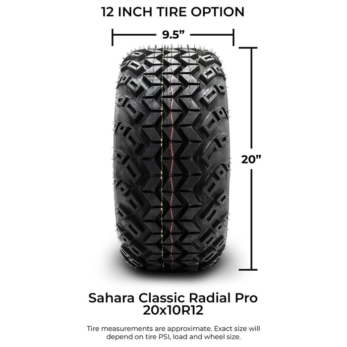 MODZ® 12" Matrix Matte Bronze Wheels & Off-Road Tires Combo