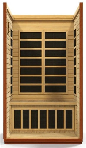 Dynamic Sauna "San Marino Elite" 2-person Ultra Low EMF FAR Infrared Indoor Sauna (DYN-6206-01 Elite)