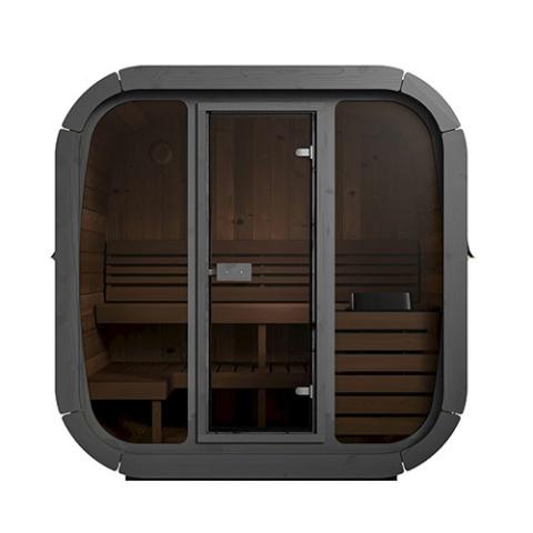 SaunaLife Model CL5G Cube-Series Outdoor Home Sauna Kit, Up to 4 Persons