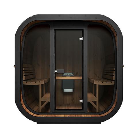 SaunaLife Model CL7G Cube-Series Outdoor Home Sauna Kit, Up to 6 Persons