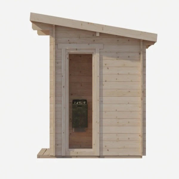 SaunaLife Model G4 Outdoor Home Sauna Kit Up to 6 Persons