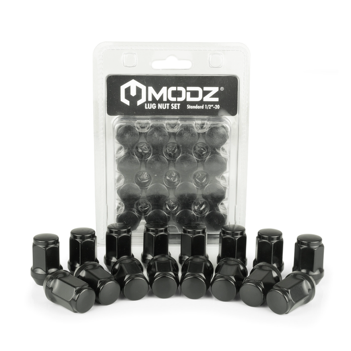 MODZ 16-Pack Black Golf Cart Lug Nuts (Standard) for Club Car, EZGO and ICON