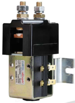 Curtis 48 Volt Heavy Duty High Amp Solenoid w/Bracket