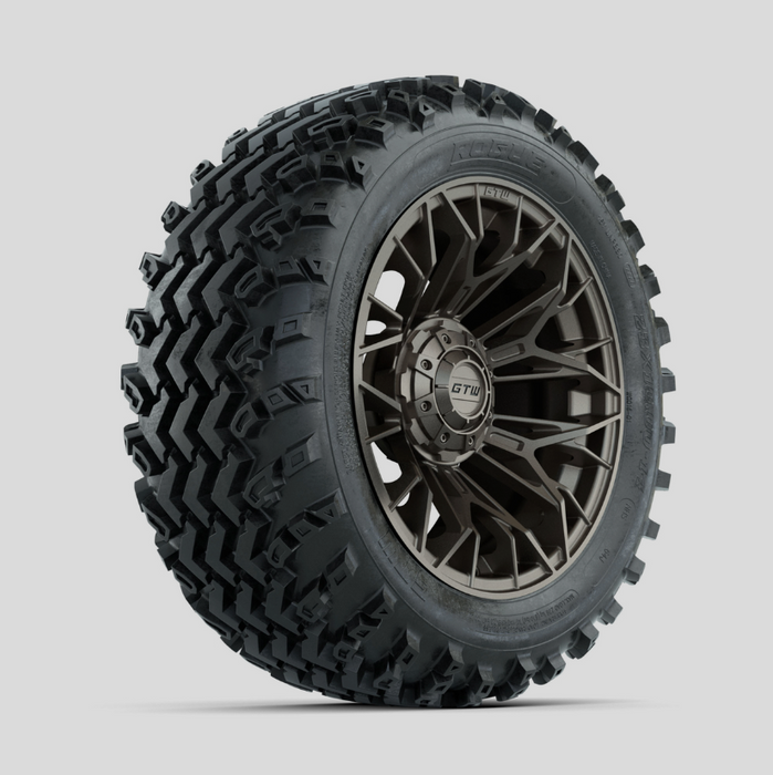 GTW Stellar Matte Bronze 14 in Wheels with 23x10.00-14 Rogue All Terrain Tires - Full Set