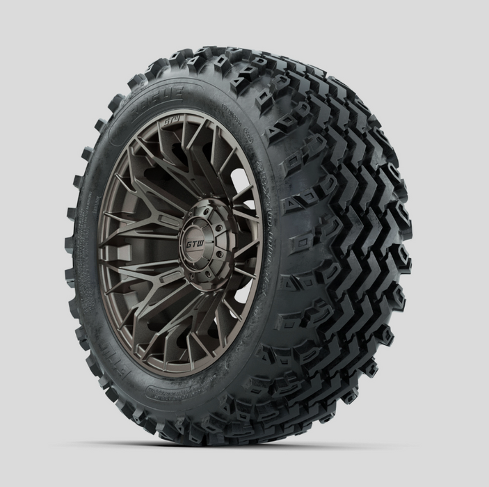 GTW Stellar Matte Bronze 14 in Wheels with 23x10.00-14 Rogue All Terrain Tires - Full Set