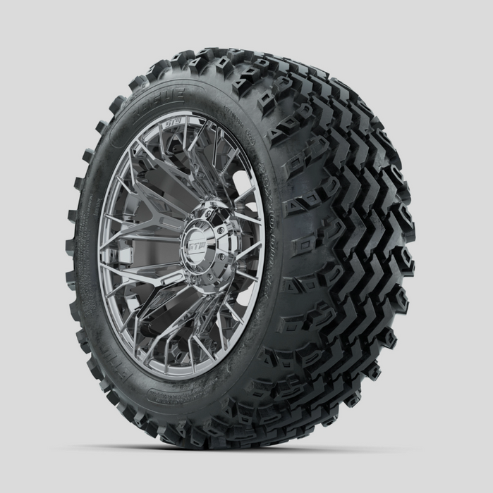GTW Stellar Chrome 14 in Wheels with 23x10.00-14 Rogue All Terrain Tires - Full Set
